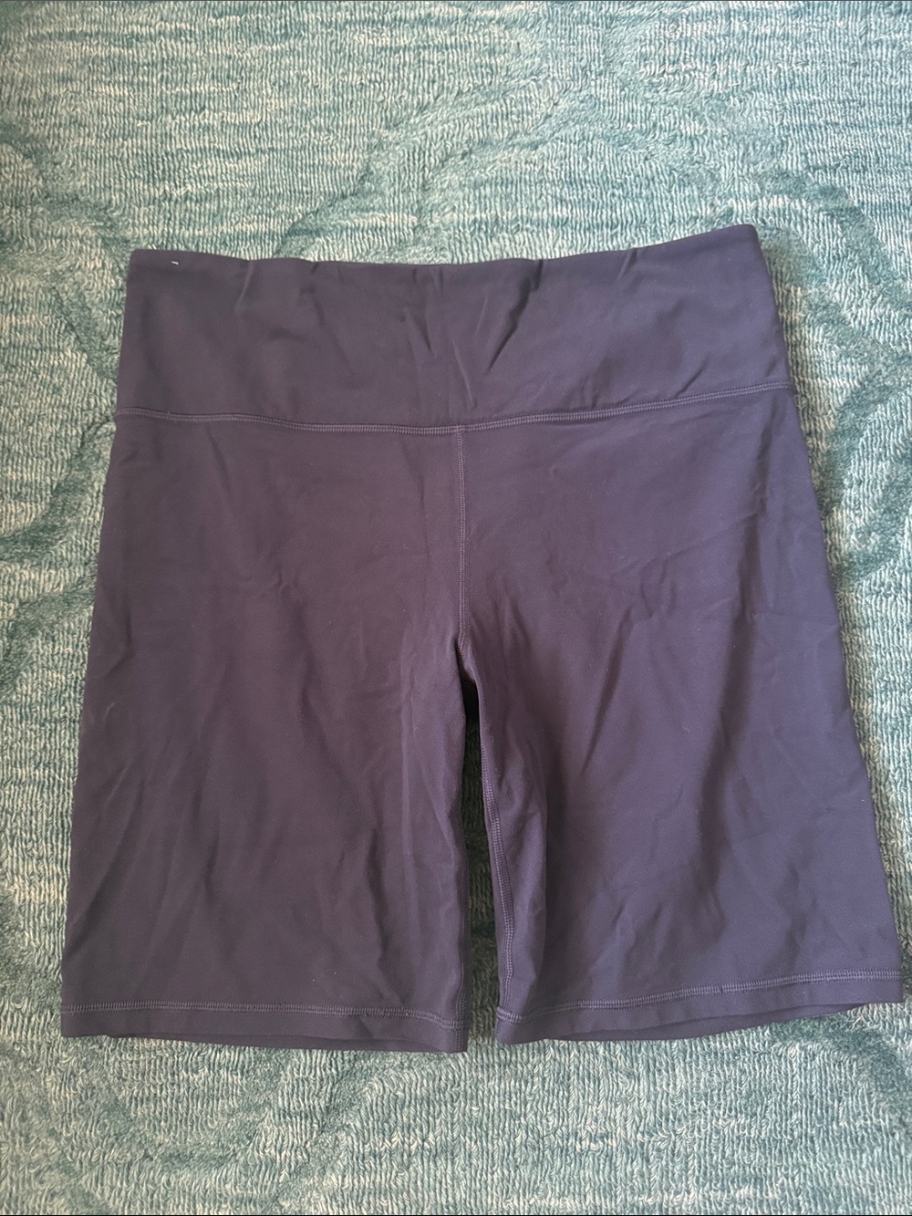 Athleta Dark Purple High-Rise Bike Shorts